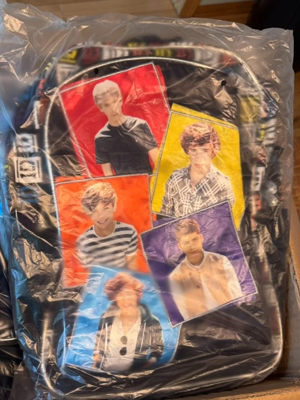 New with Tag*** One Direction Backpack. Harry, Niall, Liam, Zayn, Louis ***RARE